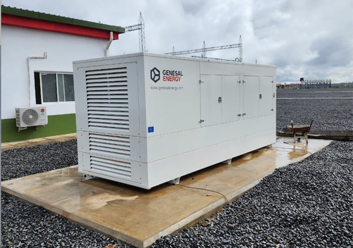 foto noticia Genesal Energy lleva energía de emergencia a una central eléctrica en Kenia.